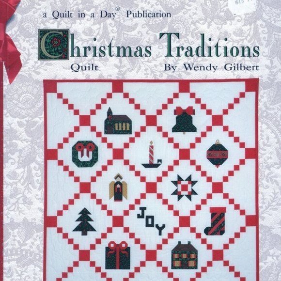 Christmas Traditions Quilt Block Party Series 4 Quilt in a Day Paperback 1992 - Picture 1 of 7